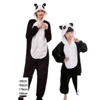 Pijama de dibujos animados kigurumi unicornio para mujeres y hombres pijama de peluche de invierno cómodo y cálido pijama de dibujos animados con capucha y botones - details 15