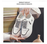 Zapatos blancos pequeños zapatos de punta baja mujeres plataforma zapatos de aumento de altura sensación de diseño versátil zapa - details 9