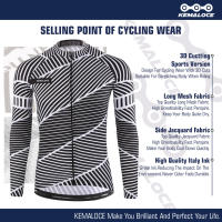 KEMALOCE-Camiseta de ciclismo para hombre, camisa de manga larga, secado rápido, barata, para otoño y verano - details 3
