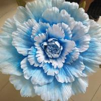 Nuevo 50cm PE peonía Artificial seda flores falsas al aire libre simulación gigante flor de peonía decoración de pared de fondo - details 9