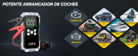 Arrancador de batería de coche, bomba de 150PSI, compresor de aire, Banco de energía de 21800mAh, dispositivo de arranque de 5000A, inflador de neumáticos Digital de 12V - details 1