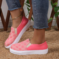 Zapatos informales de suela gruesa para mujer, zapatillas veraniegas versátiles con lentejuelas, a la moda, vulcanizados, 2024 - details 1