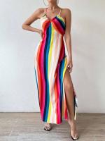 Vestido Boho de Moda de Verano Patrón Étnico sin Espalda y Dobladillo Ideal para Playa - details 22