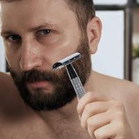 Maquinillas De Afeitar para Hombres, Maquinilla de Afeitar de Aleación de Zinc, Cuchillas de Seguridad, Manual De La - details 2