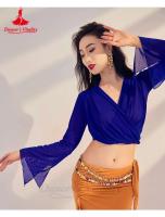 Baile de tres mujeres, blusas y faldas de gasa de manga larga, trajes de danza del vientre oriental para niñas - details 25