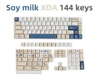 USLION-teclas de perfil XDA con tema de leche de soja, teclas de sublimación con tinte PBT en inglés, teclas para juegos, Teclado mecánico, interruptor MX, 134 teclas - details 3
