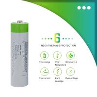 Batería Recargable por USB YTBNA 3.7V 14500 AA 700mAh para Control Remoto Ratón Ventilador Pequeño Juguete Eléctrico + Cable - details 1
