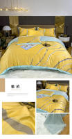 Juego de Cama de Europeo Simple con 60 Hilos Lavado y Doble Cara Suave como Seda de Hielo Juego de 4 Piezas con Funda de Edredón y Sábana - details 16