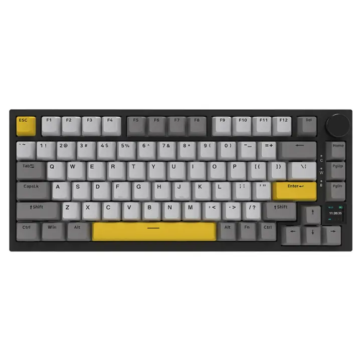 Teclado mecánico AK820 PRO, 3 modos, Tecla completa intercambiable en caliente, RGB, PBT, pantalla TFT en color - 1