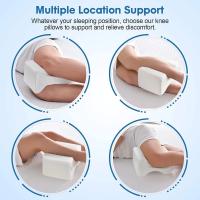 Almohada de espuma viscoelástica para rodilla, para ciática ortopédica, espalda, pierna, cadera, alineación de la columna vertebral, almohadas para el cuerpo durante el embarazo, soporte para la espalda para personas que duermen de lado - details 5