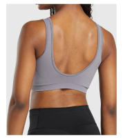 Sujetador deportivo sin costuras para mujer, ropa interior de licra, elástica, transpirable, mejora el pecho, para el día a día, novedad - details 18