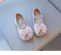 Zapatos de vestir para niñas, zapatos planos Mary Jane con lazo de diamantes de imitación, zapatos planos de princesa elegantes y dulces para la escuela, primavera y otoño, 2025 - details 10
