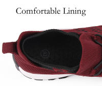 Zapatos para caminar de marca para mujer, zapatillas de deporte con calcetines de punto transpirables, zapatos cómodos para lactancia, zapatos deportivos con plataforma informales - details 6