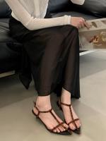 Nuevas Sandalias Platas Romanas Casuales Punta de Cabeza de Leopardo Estampado - details 13