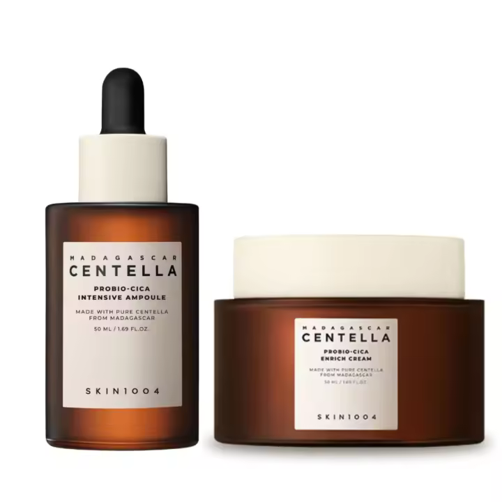 SKIN1004 Ampuva Intensiva de Centella Probio-Cica de Madagascar 50ml Ampuva y Crema Enriquecedora Probio-Cica Bundled - 1