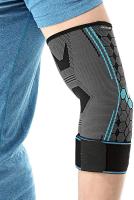1Pair Sports Adjustable Elbow Compression Support Elbow Brace Sleeves with Strap for Fitness Running Basketball Volleyball - details 6