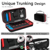 -Bolsa de almacenamiento OLED para Nintendo Switch Lite, accesorios de cargador de consola de almacenamiento EVA, tarjeta de juego de 8 bits, resistente a los arañazos - details 4