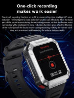 Reloj inteligente con pantalla completamente táctil de 1,96 pulgadas y auriculares Bluetooth TWS 2 en 1 - details 11