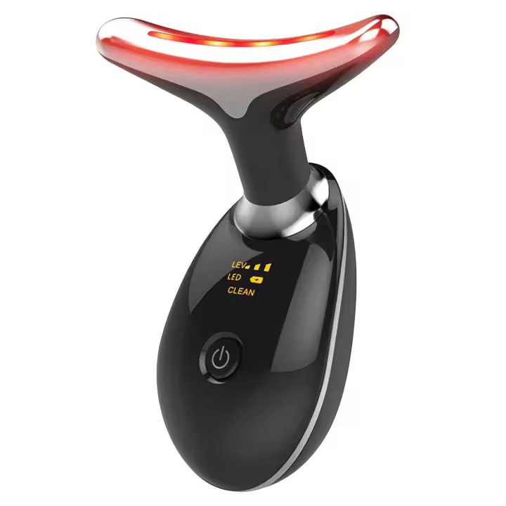 Deplux-masajeador Facial 7 en 1 para el cuidado de la piel en casa, color negro brillante - 1