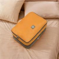 Bolsa de ropa de doble capa de gran capacidad, ahorro de espacio con cremallera, edredón, bolsa de compresión de algodón, bolsa de almacenamiento de chaqueta de plumón a prueba de polvo - details 9
