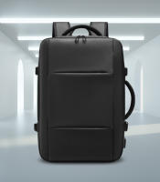Mochila de negocios para hombre, bolsa de viaje de gran capacidad, almacenamiento multicapa, separación húmeda y seca, capacidad expandible - details 2