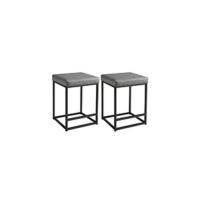 2 piezas Taburetes de Bar Altura Ajustable 92-113,5cm Sillas de Bar Asientos Giratorios Diseño Moderno Taburetes Altos Blanco - details 14