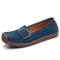 Personaliza nuevos zapatos para niñas con parte superior plana de ante suave para mujer, mocasines ligeros y suaves - details 10