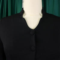 Conjunto de dos piezas de pantalón de pierna ancha plisado y top de manga acampanada de nueva moda de primavera para mujer D553 - details 16