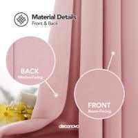 Cortinas Opacas de 2 Piezas para salón, Cortinas térmicas aislantes, frío y Calor para Dormitorio con Ojales Gris Claro - details 22