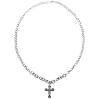 Collar de Cruz de Equator para hombre, colgante versátil de marca avanzada de moda Hip Hop - details 0