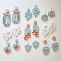 Cortadores de arcilla polimérica para fabricación de joyas, juego de moldes de cerámica de Navidad, Mini accesorios de diseñador, suministros de bricolaje, herramientas - details 1