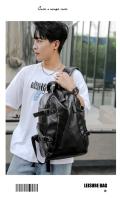 Mochila Casual Vintage de Cuero PU Suave Gran Capacidad Impermeable Bolsa de Hombro para Laptop - details 19