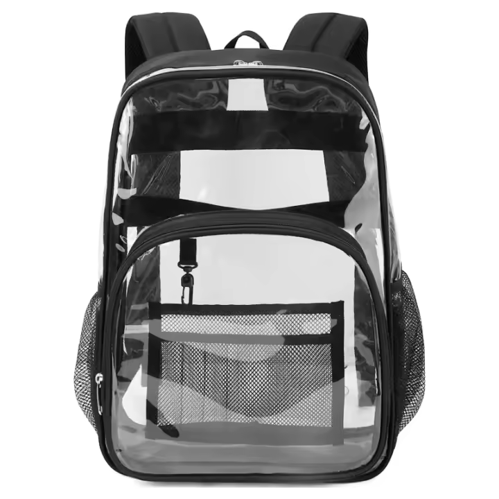 Fashion Waterproof Backpack Women Men Portable Travel SchoolBag Casual Student LargeCapacity Female transparent Unisex Backpack - 1