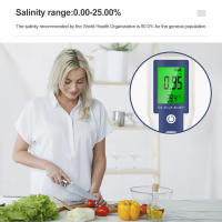 Medidor Digital 5 en 1 de PH, TDS, EC, probador de temperatura de salinidad, conductividad, filtro de agua, pluma de pureza con retroiluminación, 50% de descuento - details 7