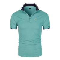 Camiseta de manga corta para hombre, camiseta de verano de media manga, camisa POLO con solapa bordada, camiseta informal - details 4