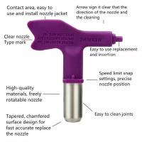 Pulverizador De Pintura, Boquilla De Sello De Acabado Fino 215-655, Punta De Aerógrafo Para Punta De Pulverización, Herramienta De Jardín Para El Hogar, Pistola Pulverizadora, Boquilla De Punta De Pulverización Sin Aire - details 3