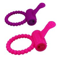 Anillos de eyaculación con retardo de tiempo vibratorio de silicona para hombre, juguete sexual de entrenador para adultos, producto erótico - details 5