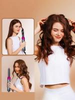 Peine secador de pelo 5 en 1, peine de aire caliente para rizar y alisar el cabello, peine de pelo recto automático y secador de pelo - details 1