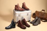 Botas de hombre con suela antideslizante y doble cremallera Botas con borlas Botas de cuero para hombre - details 6