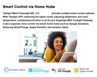 Yeelight-luz descendente de malla M2 Lite, luz descendente inteligente de 220V, conectividad Bluetooth, brillo ajustable de 6000K y temperatura de Color para Mi Homekit, Google Alexa - details 3