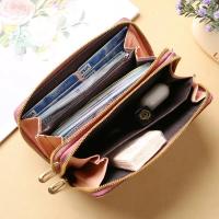 Bolso cruzado para mujer, bolso de hombro para teléfono móvil, bolso pequeño informal de doble capa - details 2