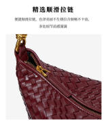 Bolso de mano informal tejido a mano para mujer, bolso sencillo para lonchera, bolso de moda para axila - details 14