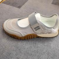 Versión alta 2025 nuevo cuero cabeza redonda color coincidencia boca ligera Velcro Mary Jane plataforma antideslizante de las mujeres deportes y zapatos de ocio - details 8