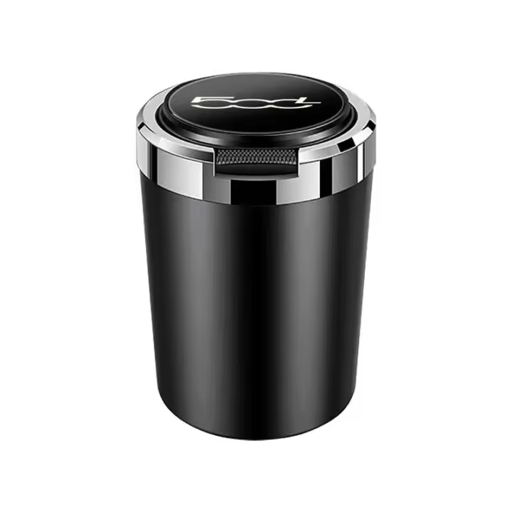 Cenicero Eléctrico de Acero Inoxidable para Automóvil Novedad Abate para Fiat 500500L, 500X, 500E - 1