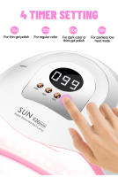 Secador de Gel de UVA Profesional 380W Lámpara LED de 84LEDs con 4 Timeros Automáticos - details 30