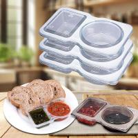 Recipientes para salsa desechables integrados con tapas - Ideales para condimentos, aceite picante, salsas (porta y herméticas) (20 piezas) - details 0