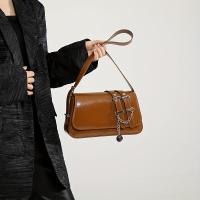 Bolso Cruzado Retro de Cadena Monedero de Antiguo Estilo para Mujeres con Múltiples Compartimentos, Cierre Magnético, Forro de Poliéster, Bolso Cruzado Casual Negro/Marrón/Blanco/Rojo/Café - details 10