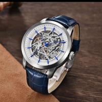 Reloj de Lujo de Negocios PAGANI DIZAINE Reloj Mecánico Automático Diseño de Esqueleto de Cuero - details 12