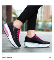Nuevos zapatos de cuña tonificadores con plataforma para mujer, zapatos con lentejuelas, zapatos deportivos a la moda para chica, zapatos deportivos para mujer, zapatillas adelgazantes - details 8