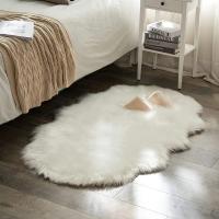 Alfombra de Lana Suave para Dormitorio Sala de Estar Alfombra para Coche Sofá Silla Cojín Lavable Alfombra de Piso para Dormitorio - details 13